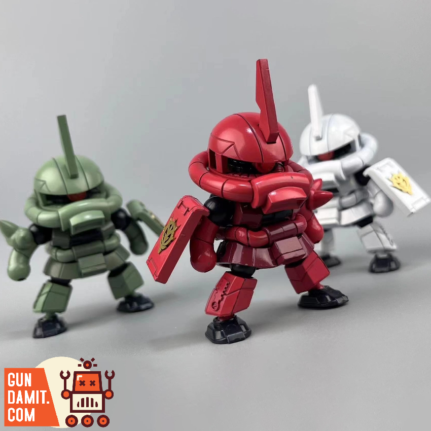 [Pre-Order] Chaoxin Studio SD Gundam Zaku Model Kit Set of 3