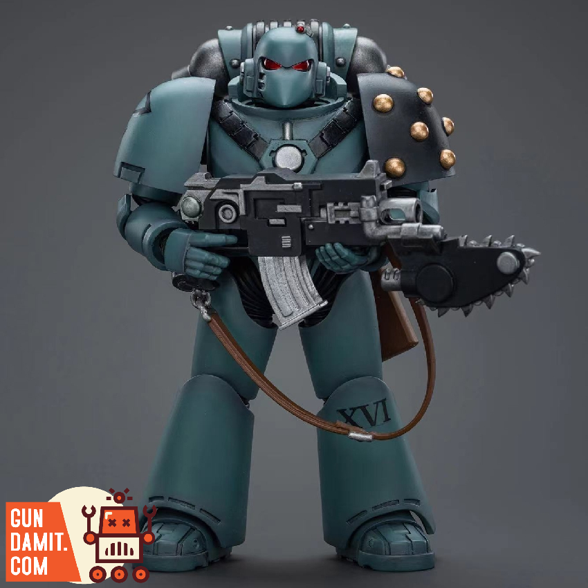 [Pre-Order] JoyToy Source 1/18 Warhammer The Horus Heresy Sons of Horus MKVI Tactical Squad Legionary with Bolter & Chainblade