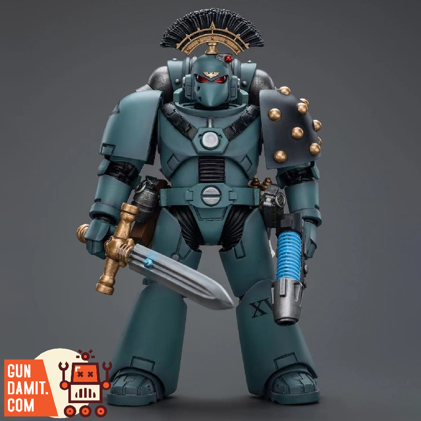 [Pre-Order] JoyToy Source 1/18 Warhammer The Horus Heresy Sons of Horus MKVI Tactical Squad Sergeant with Power Sword