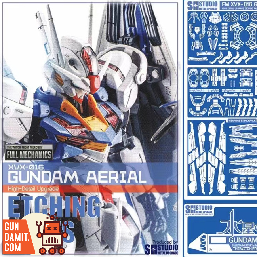 [Coming Soon] SH Studio SH Studio Etching Upgrade Kit for 1/100 MG FM Gundam Aerial 