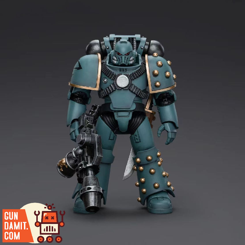 [Pre-Order] JoyToy Source 1/18 Warhammer The Horus Heresy Sons of Horus MKIV Tactical Squad Legionary with Flamer