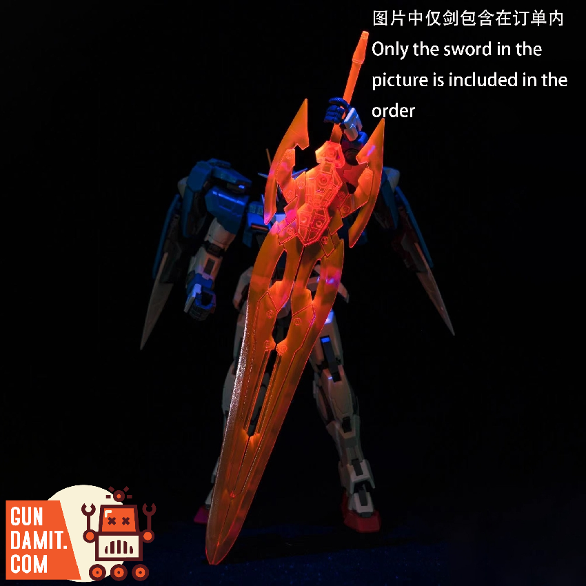Joker Fluorescent Orange Flame Sword Model Kit