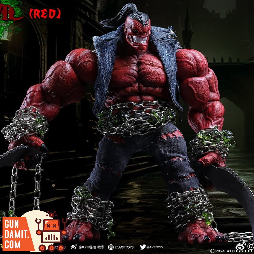 赤い悪魔 Axytoys AXY-D002-B Devil Red Deluxe 1/12 Figure | GunDamit.com
