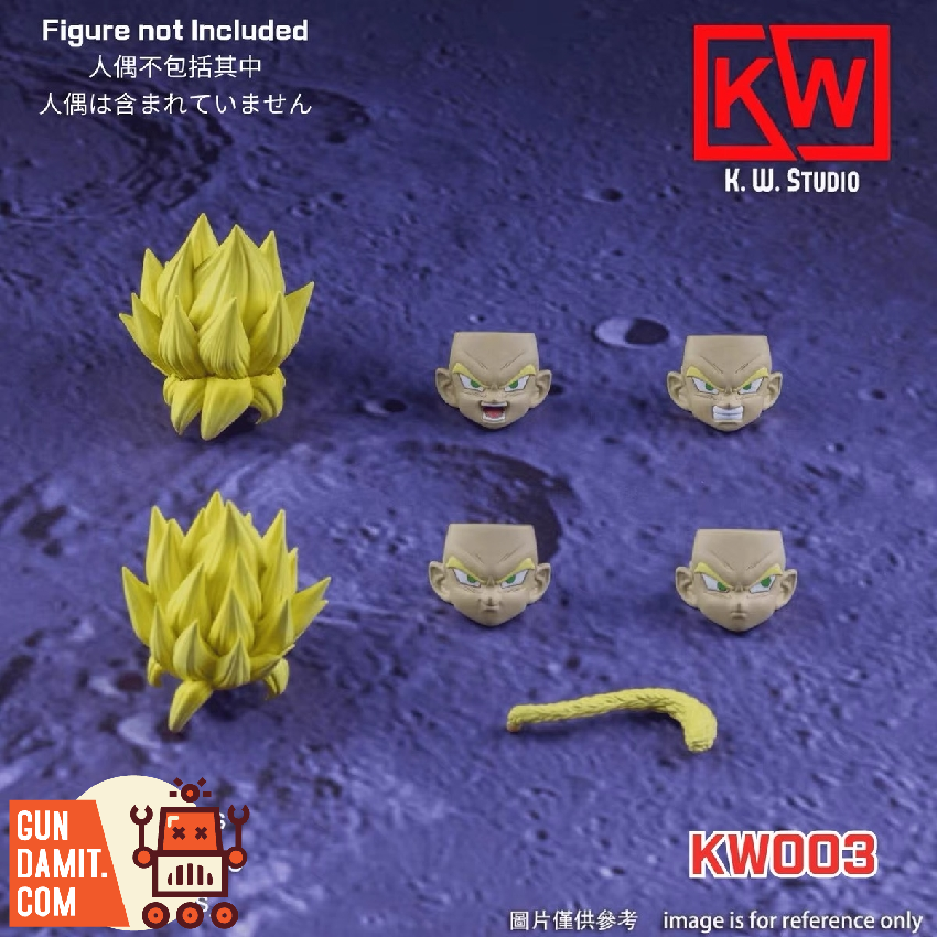 [Pre-Order] KW Studio KW003 SHF Super Saiyan 1 & 2 Goku Accessories Pack