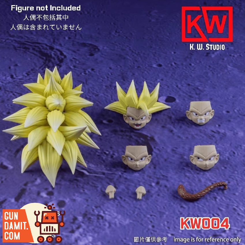 [Pre-Order] KW Studio KW004 SHF Super Saiyan 3 Goku Accessories Pack
