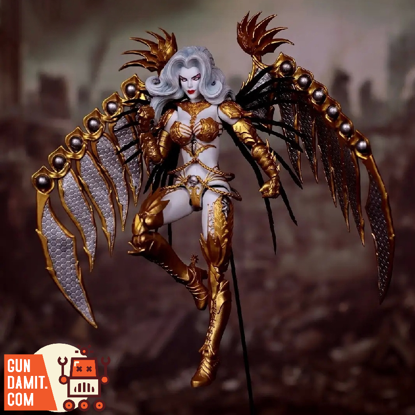 Executive Replicas レディ・サタナス　1/12 Executive Replicas 1/12 Gold Lady Death Figure | GunDamit.com
