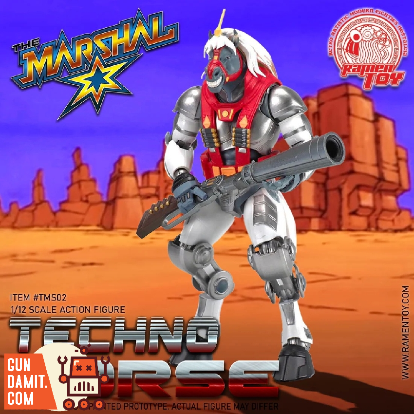 Ramen Toy 1/12 TMS02 Marshal BraveStarr Techno Horse | GunDamit.com