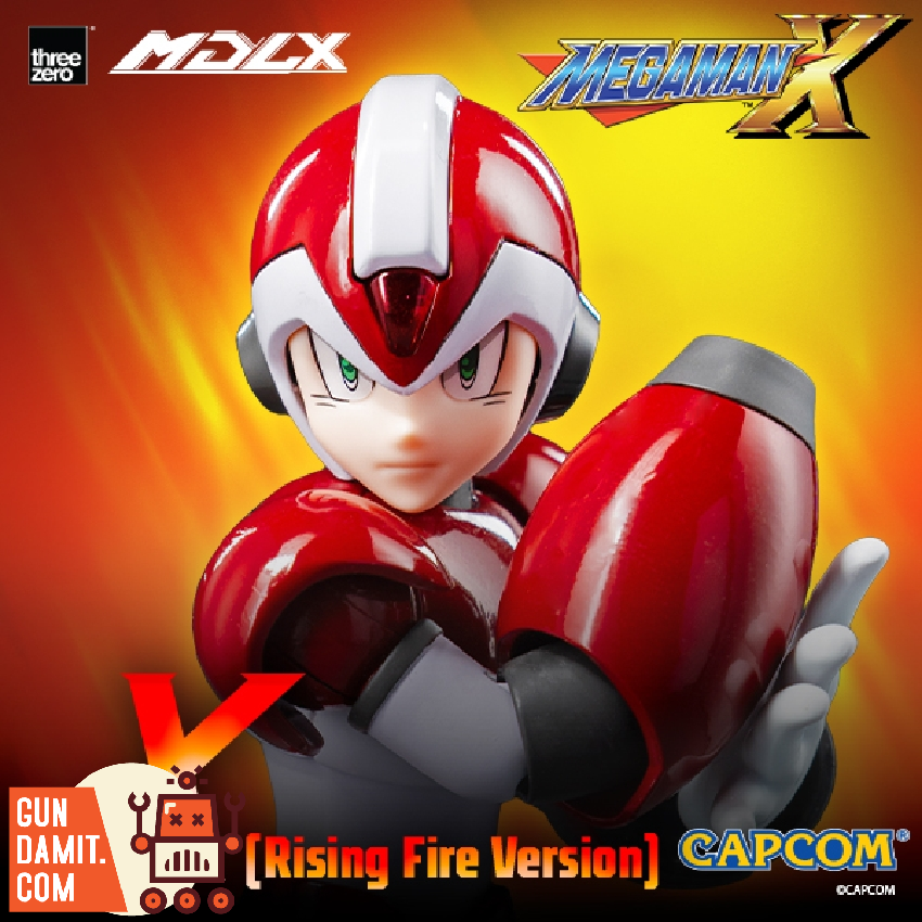 threezero MDLX ロックマン X ライジングファイア 3Z0576 Threezero Rockman X MDLX Rising Fire | GunDamit.com