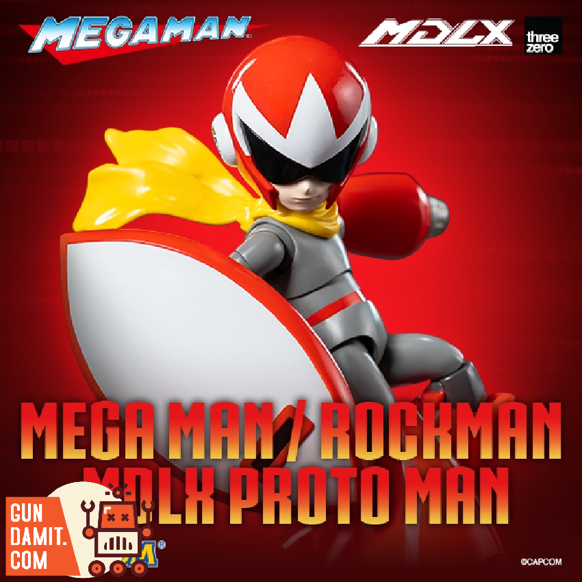 やまもん Threezero MDLX Rockman Mega Man Proto Man MDLX | GunDamit.com