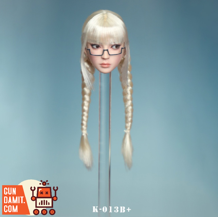 JK Toys K-013B+ Lena Asian Head Sculpt 1/6 | GunDamit.com