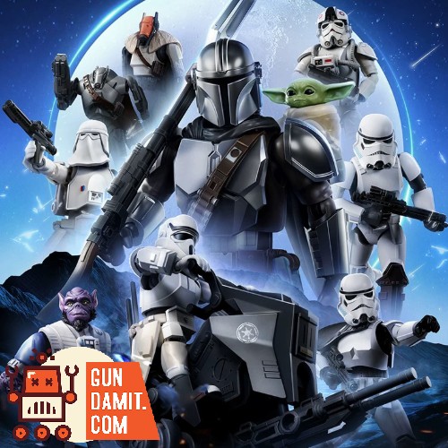 Blokees Mandalorian & Grogu Series Model Kit Set of 9 | GunDamit.com